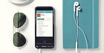 Arcam MusicBoost DA konverter és fejhallgató erősítő iPhone-hoz