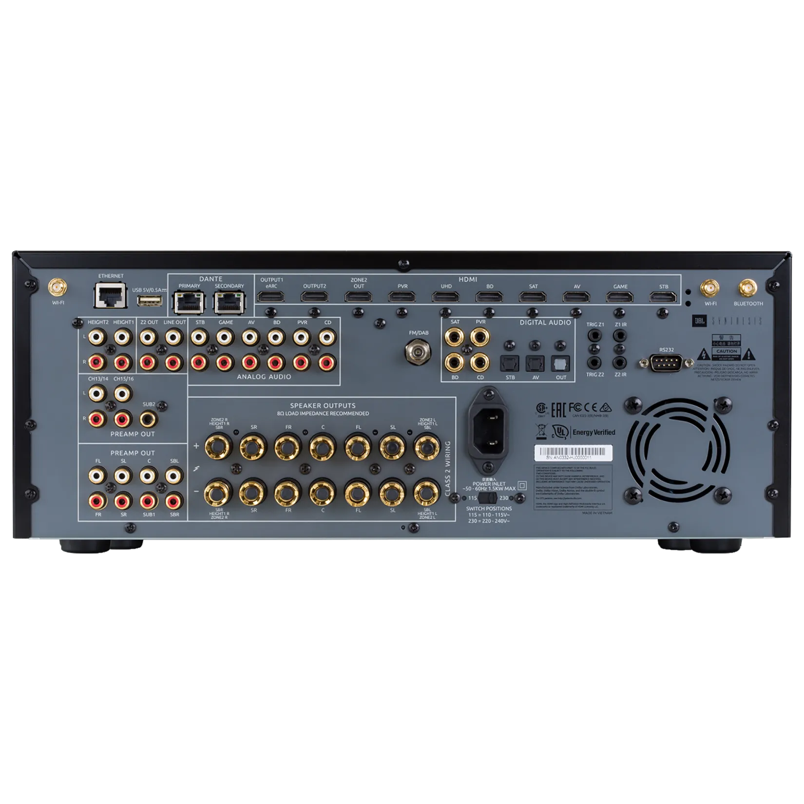 JBL Synthesis SDR-38 házimozi erősítő (HDMI 2.1-8K-Dante) - Image 2