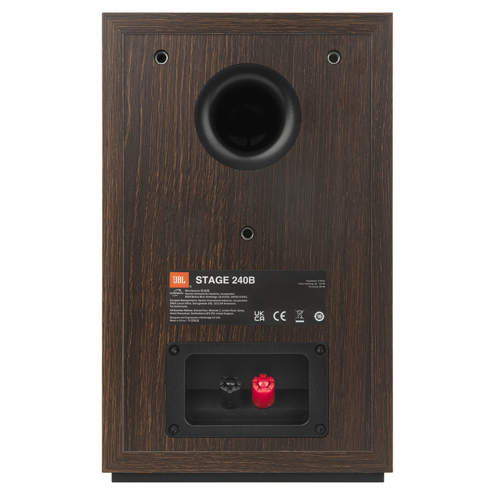 JBL Stage 240B állványos hangfal (Espresso kiadás)