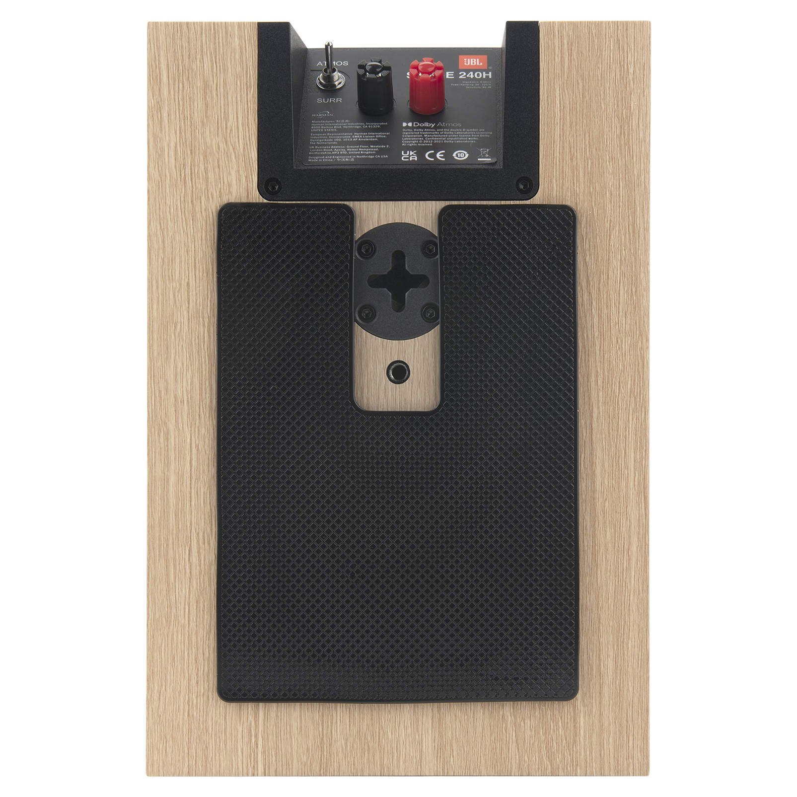 JBL Stage 240H Dolby Atmos házimozi háttér hangfalpár (Latte) - Image 3
