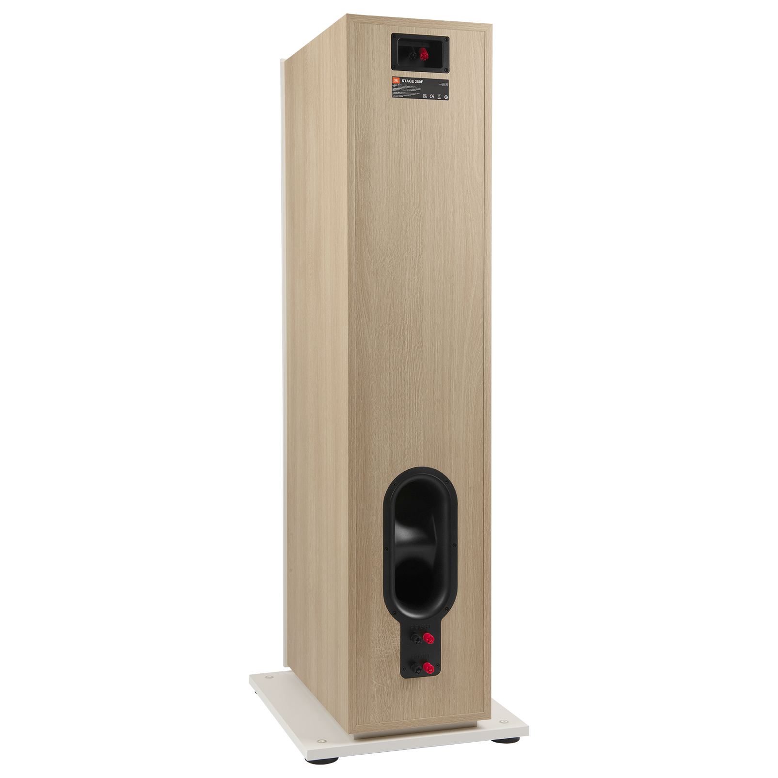 JBL Stage 280F álló hangfal (Latte) hátsó része